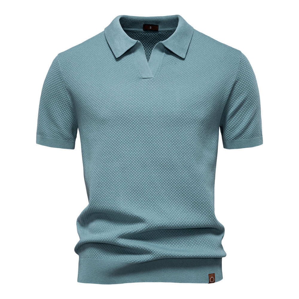 Carter | Klasyczna teksturowana koszulka polo