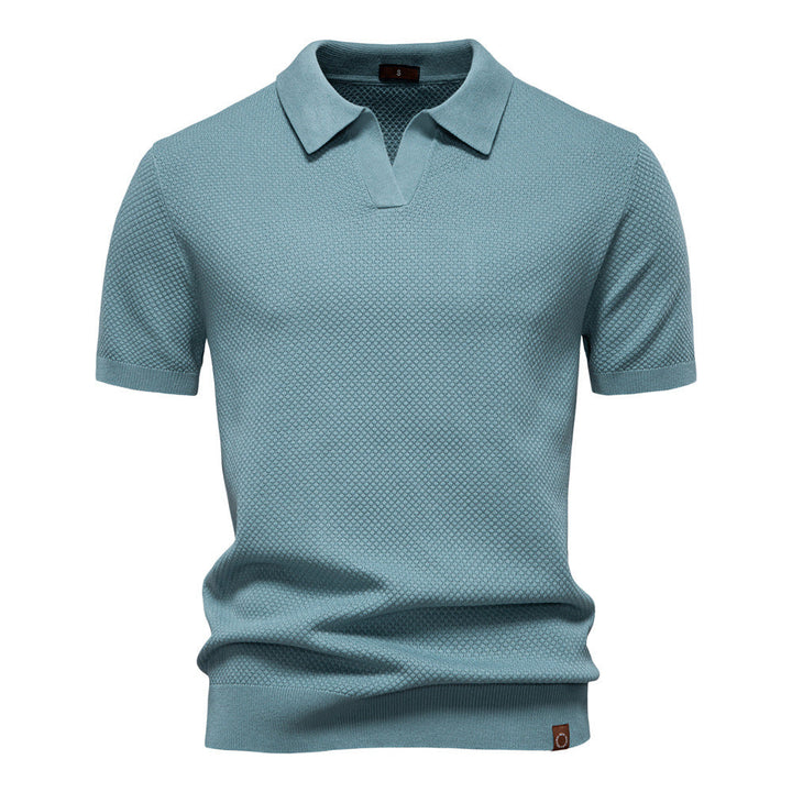 Carter | Klasyczna teksturowana koszulka polo