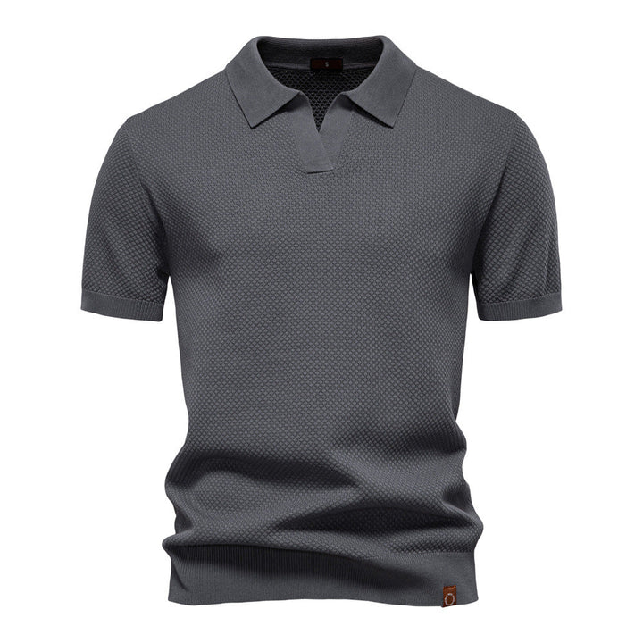 Carter | Klasyczna teksturowana koszulka polo