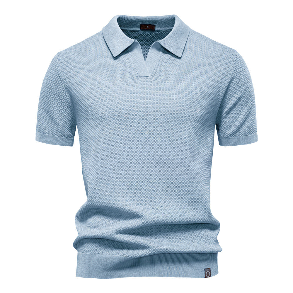 Carter | Klasyczna teksturowana koszulka polo