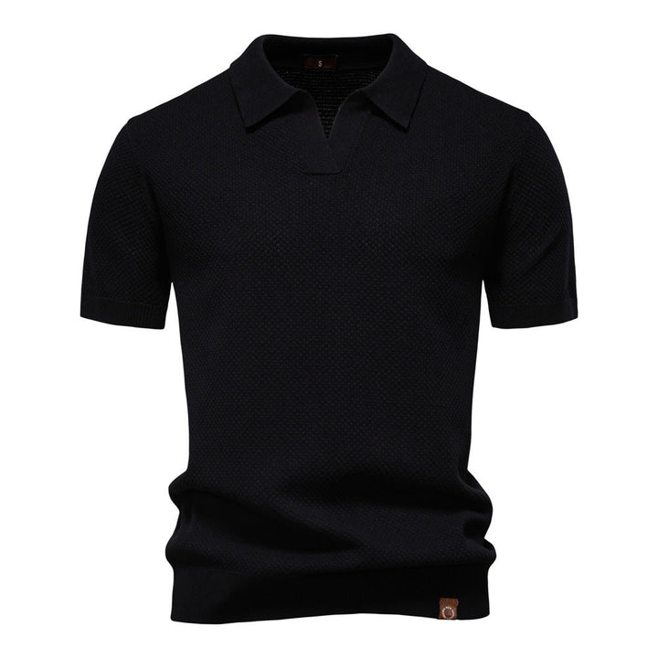 Carter | Klasyczna teksturowana koszulka polo