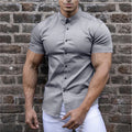 Blake | Koszula Slim Fit z Krótkim Rękawem