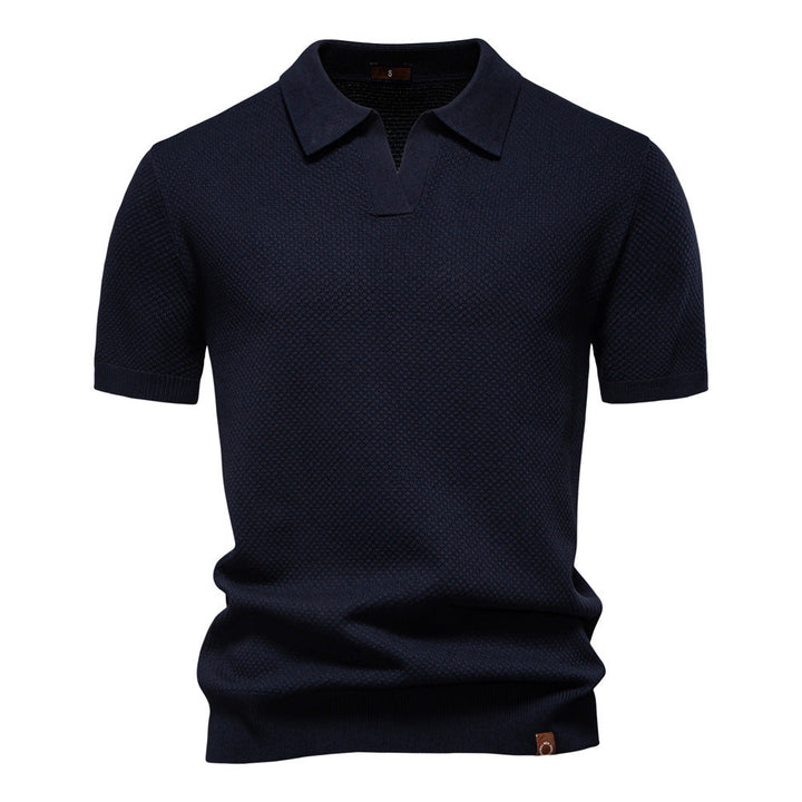Carter | Klasyczna teksturowana koszulka polo