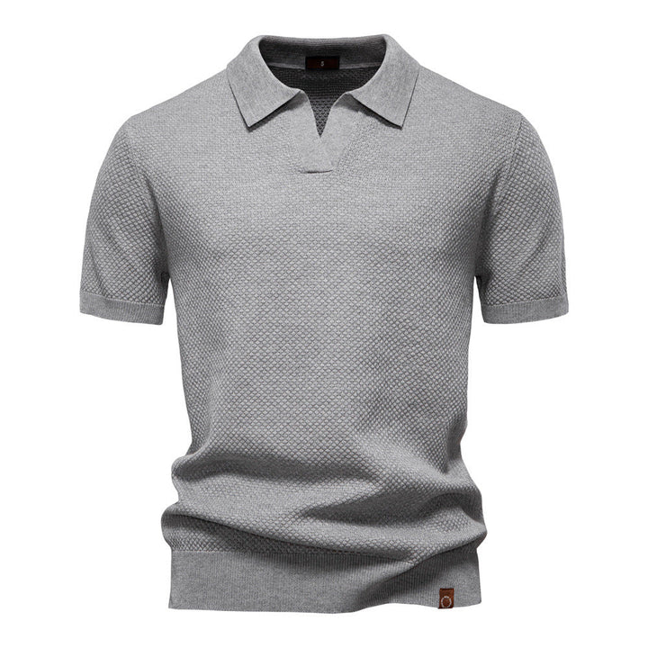 Carter | Klasyczna teksturowana koszulka polo