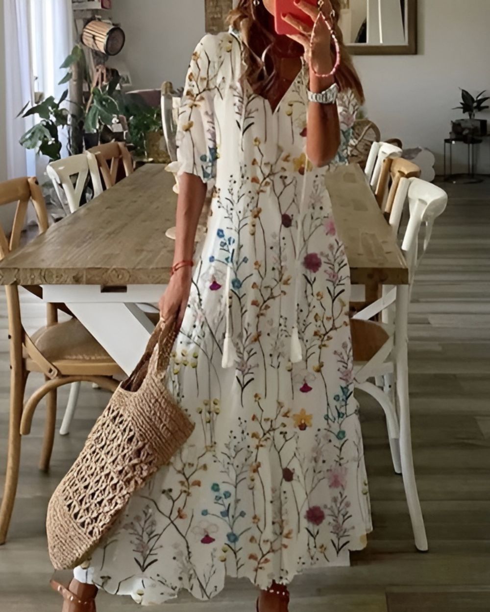 Sylvie | Boho Maxi Sukienka