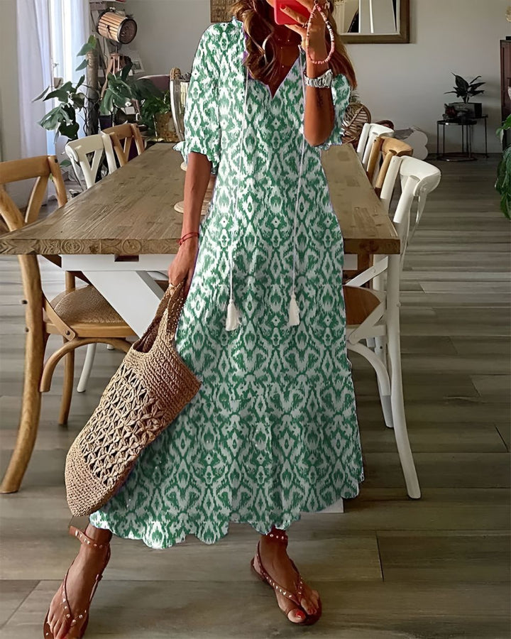 Sylvie | Boho Maxi Sukienka