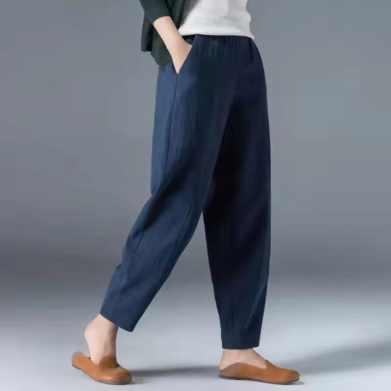 Hazel | Luźne Spodnie Tapered