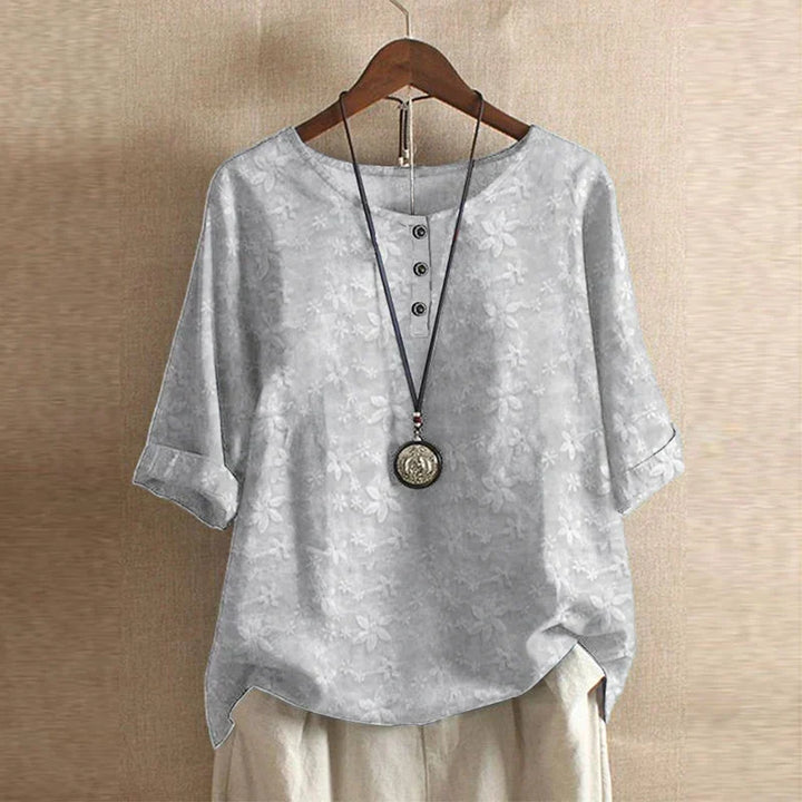 Raina | Luźna bluzka w stylu retro