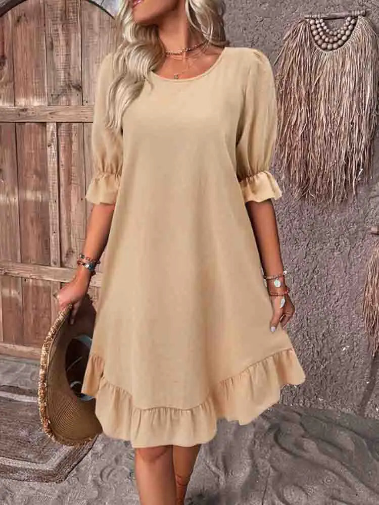 Sally | Letnia sukienka z falbanami