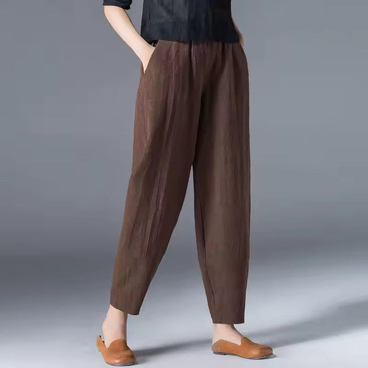 Hazel | Luźne Spodnie Tapered