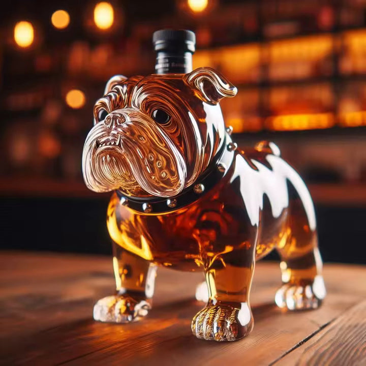 Frank | Butelka Whisky w Designie Buldoga
