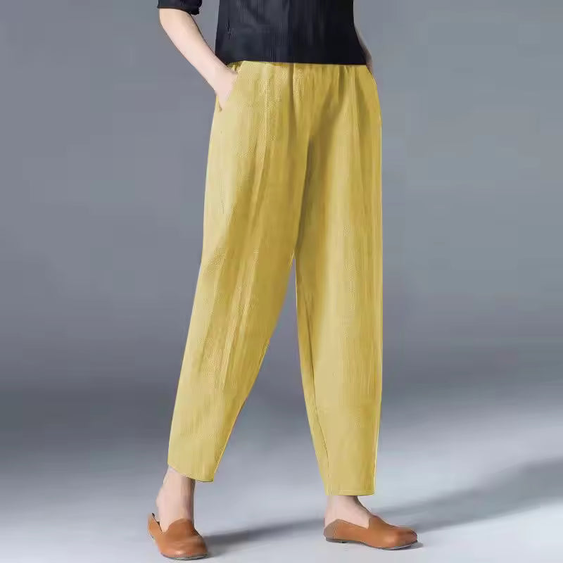 Hazel | Luźne Spodnie Tapered