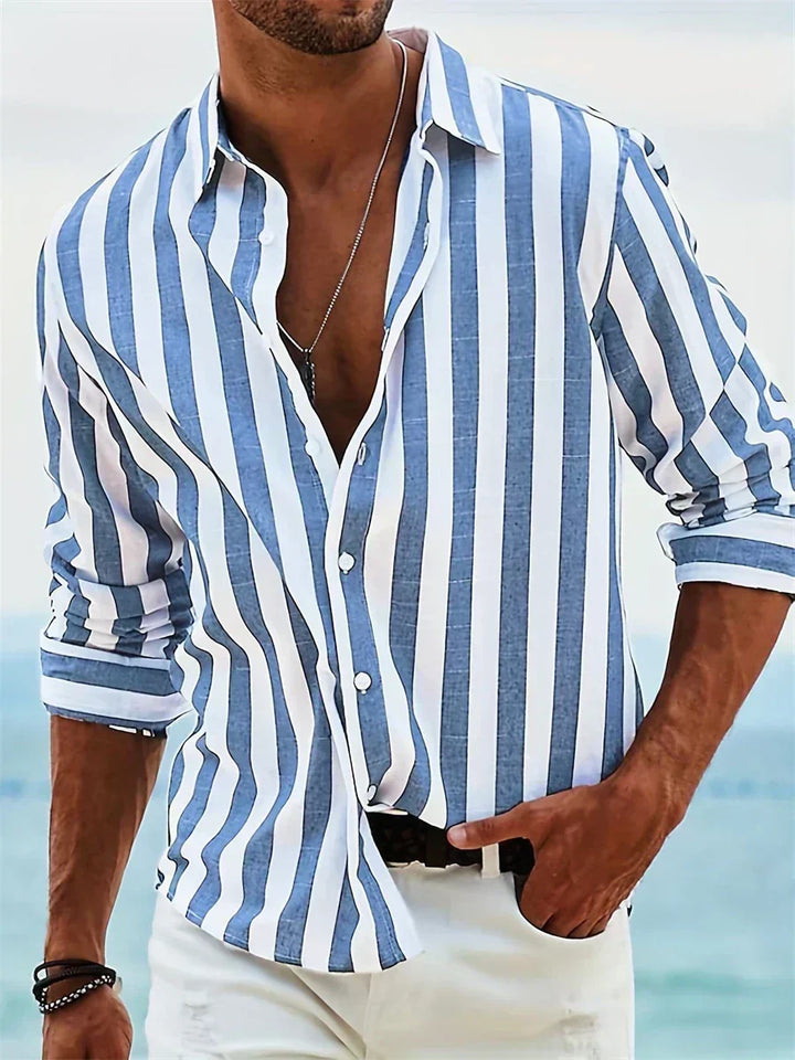 Bennett | Pasiasta Koszula Relaxed-Fit Casual