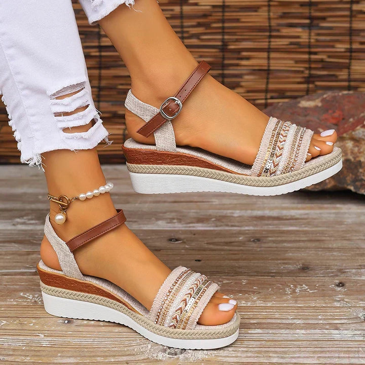 Olivia | Klasyczne Sandały Boho Ortopedyczne