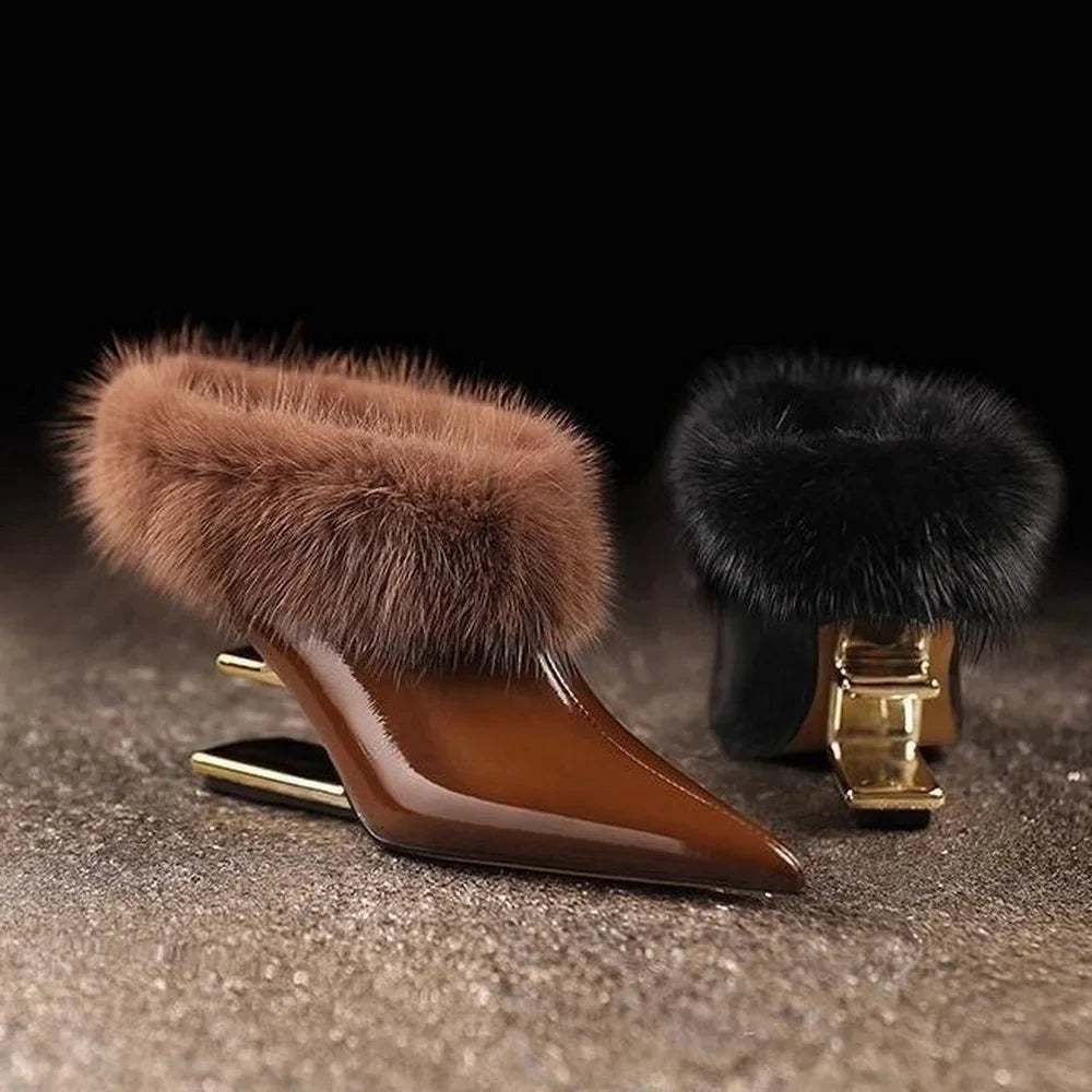 Beverly | Eleganckie Futrzane Szpilki