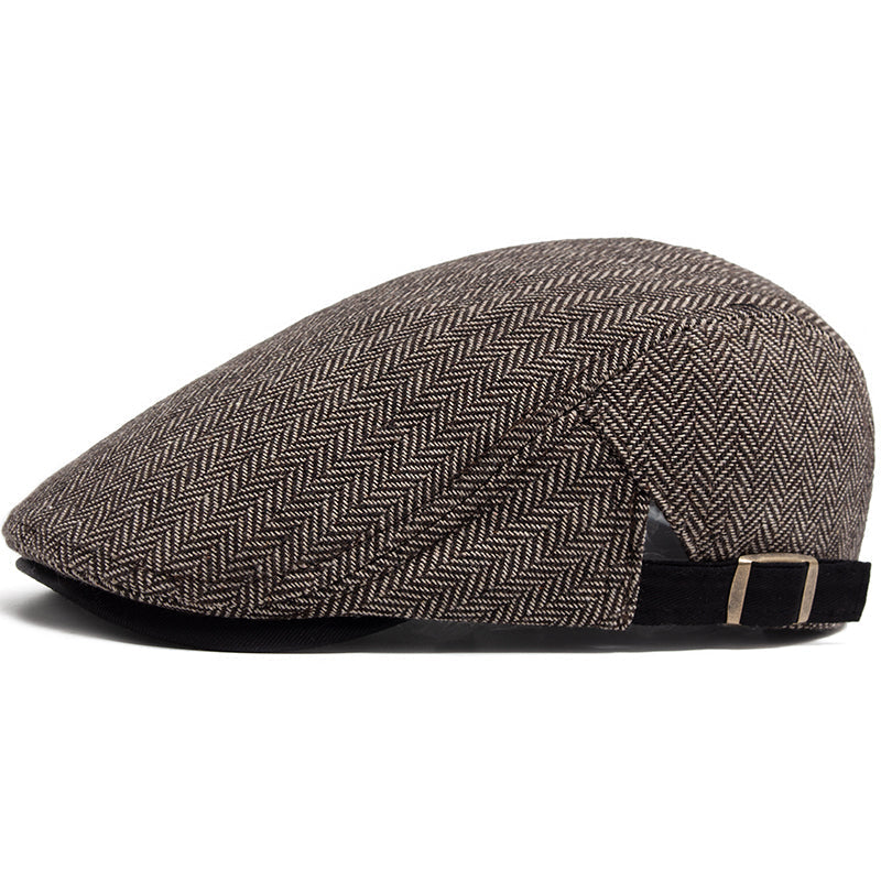 Adrian | Klasyczna Czapka Herringbone