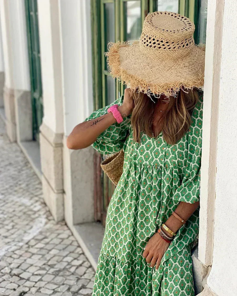Cora | Boho Maxi Dress