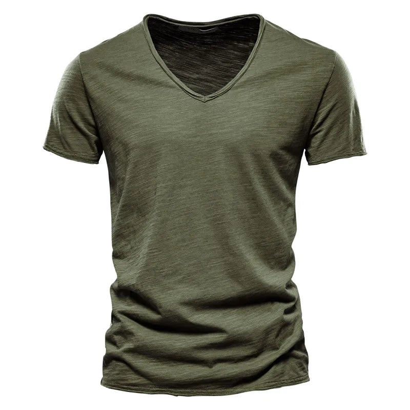 Hayden | Casual V-Neck Letnia Koszula