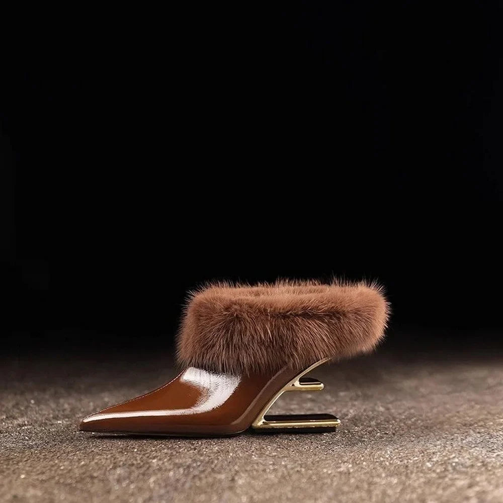 Beverly | Eleganckie Futrzane Szpilki