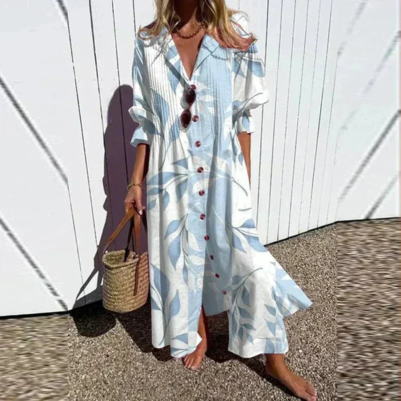 Rimmey | Elegancka Szeroka Sukienka Boho