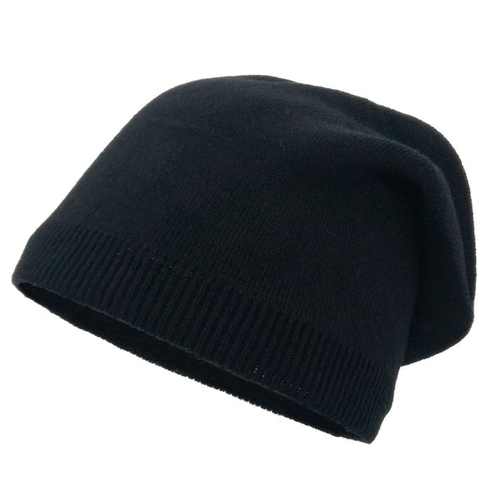 Damska Cienka Dziergana Czapka Beanie Oversize