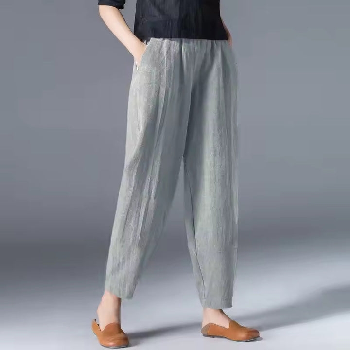 Hazel | Luźne Spodnie Tapered