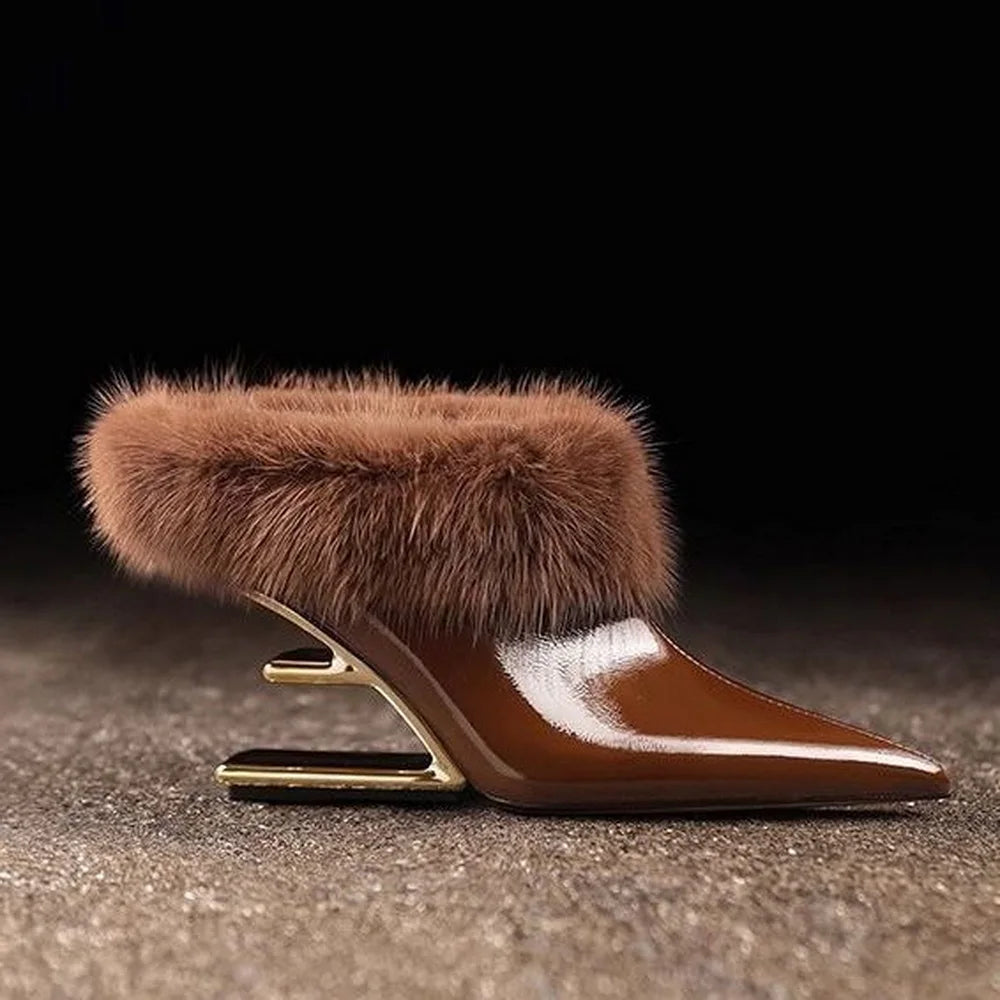 Beverly | Eleganckie Futrzane Szpilki