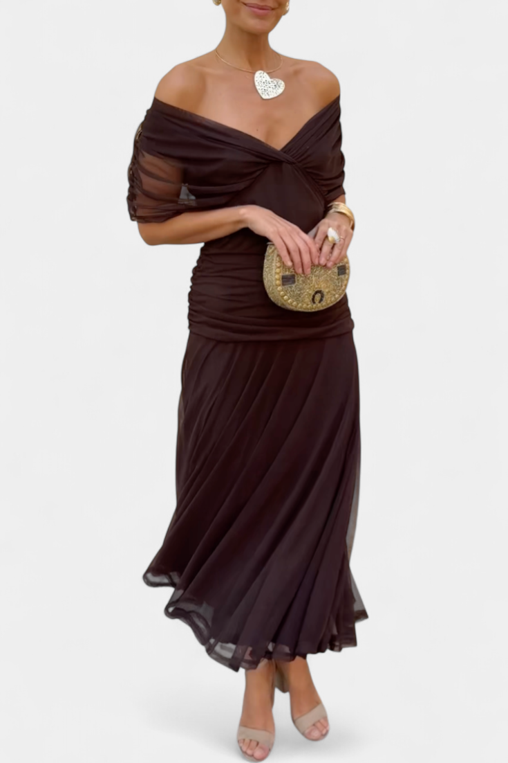 Sophia | Elegancka Sukienka Bez Ramiączek
