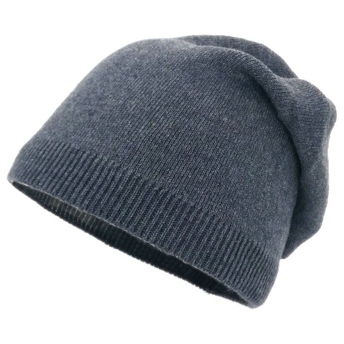 Damska Cienka Dziergana Czapka Beanie Oversize