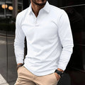 Luca | Smart Casual Polo z Długim Rękawem