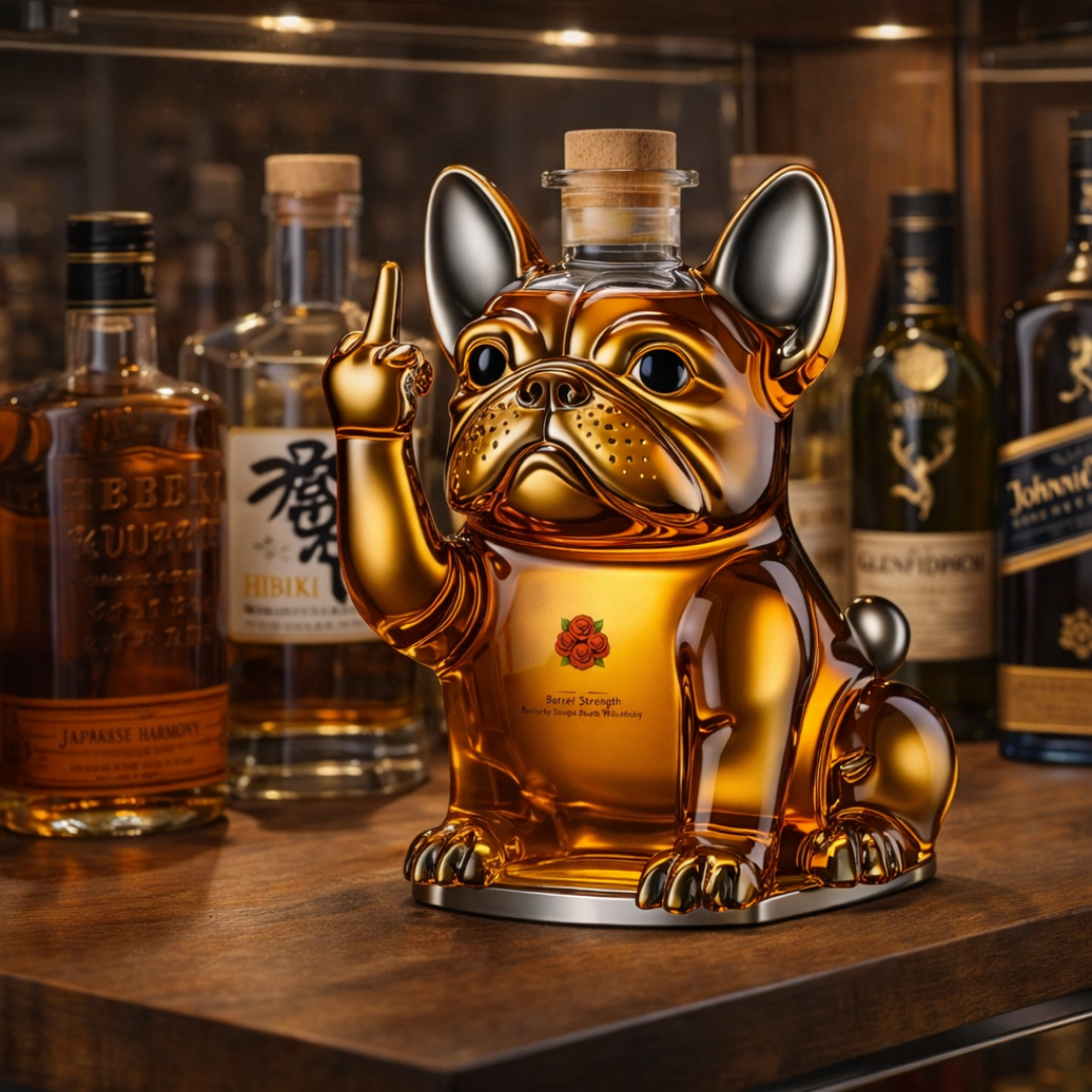 Dean | Butelka Whisky w Kształcie Psa
