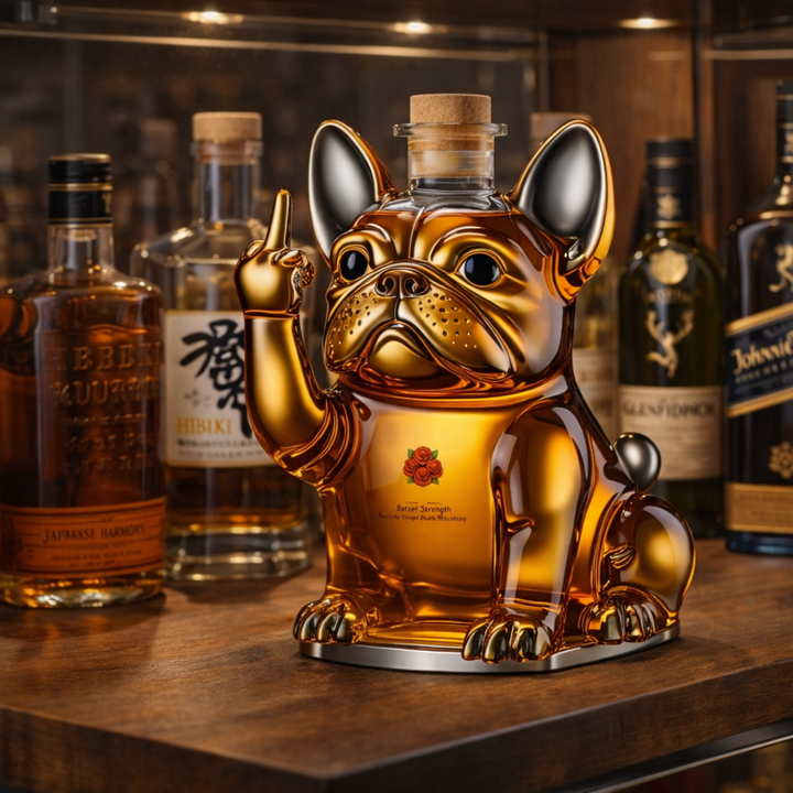 Dean | Butelka Whisky w Kształcie Psa