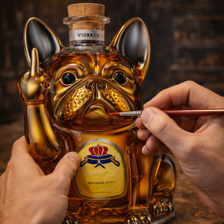 Dean | Butelka Whisky w Kształcie Psa