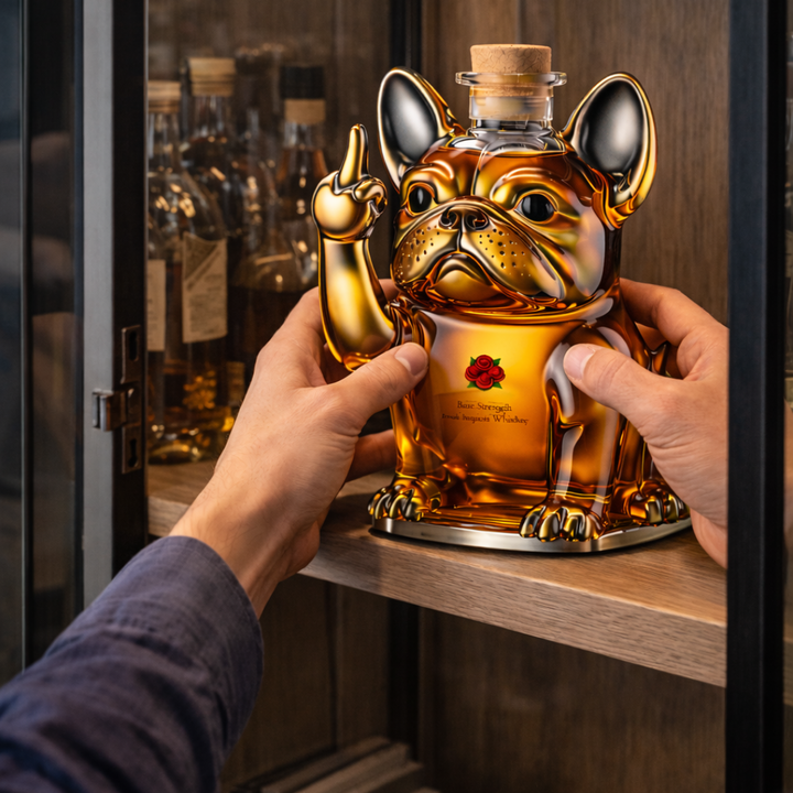 Dean | Butelka Whisky w Kształcie Psa
