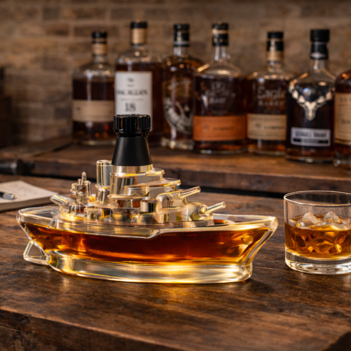 Travis | Butelka Whisky w Designie Marynarki