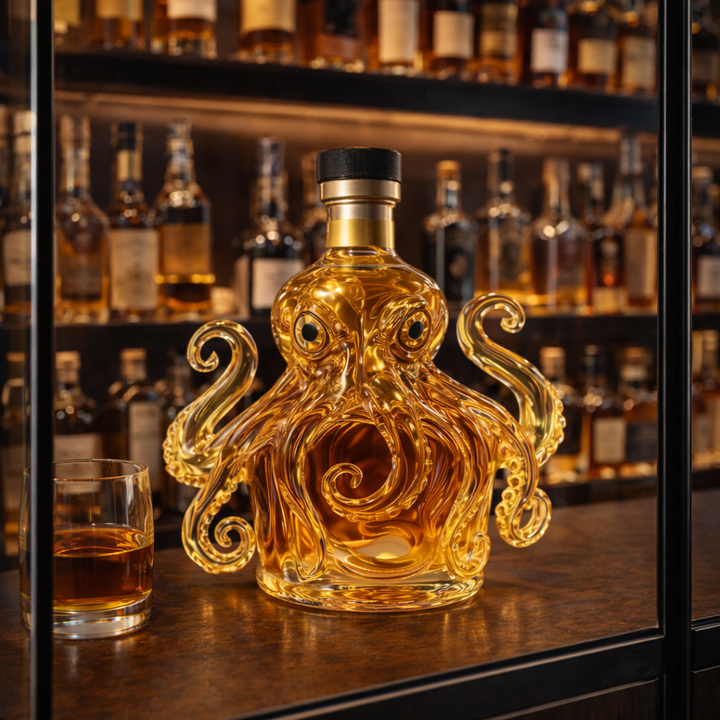 Dale | Butelka Whisky w Kształcie Ośmiornicy