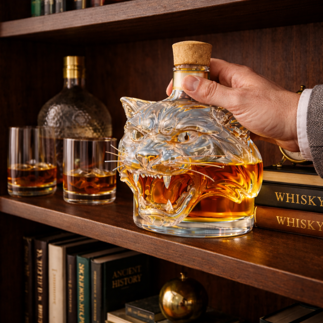 Joseph | Butelka Whisky z Tygrysim Wzorem