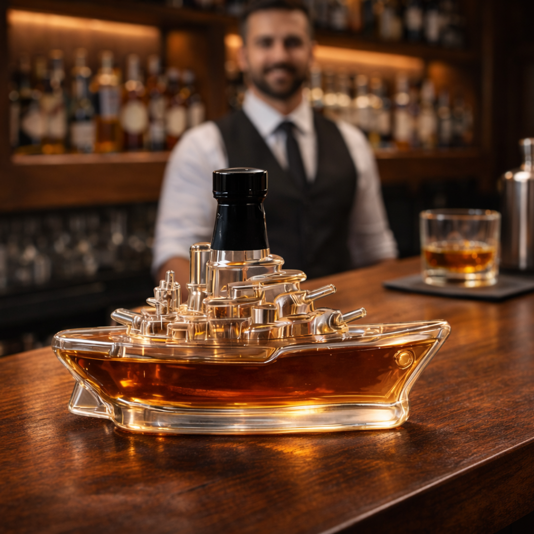 Travis | Butelka Whisky w Designie Marynarki