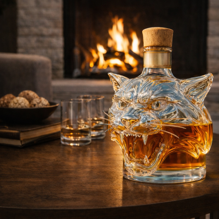 Joseph | Butelka Whisky z Tygrysim Wzorem