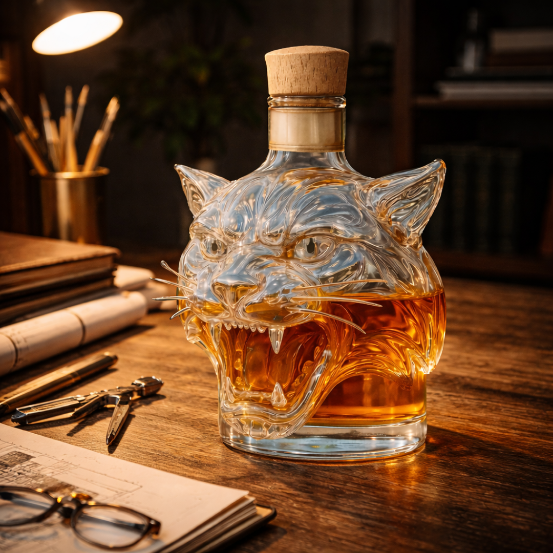 Joseph | Butelka Whisky z Tygrysim Wzorem