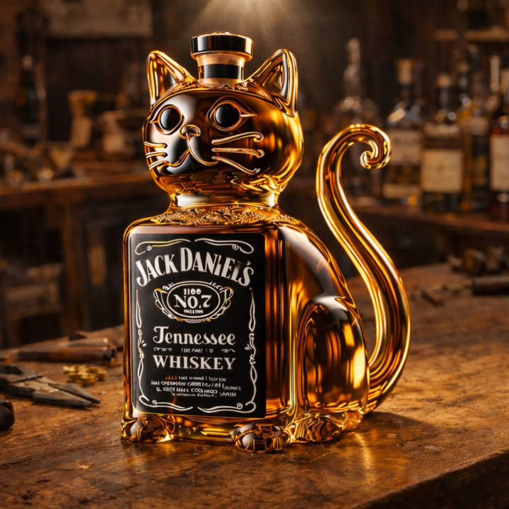 Randy | Butelka Whisky w Kocim Designie
