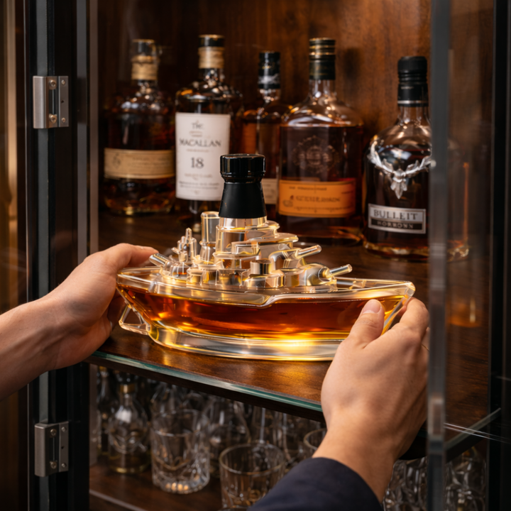 Travis | Butelka Whisky w Designie Marynarki