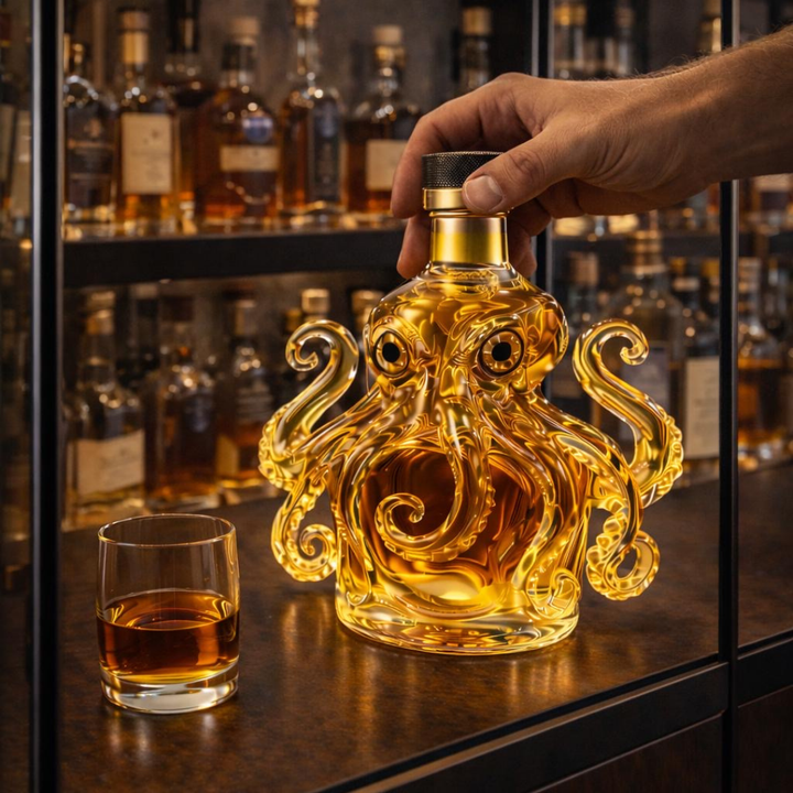 Dale | Butelka Whisky w Kształcie Ośmiornicy