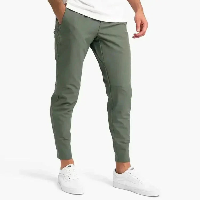Męskie Spodnie Slim z Prostą Nogawką do Casualu