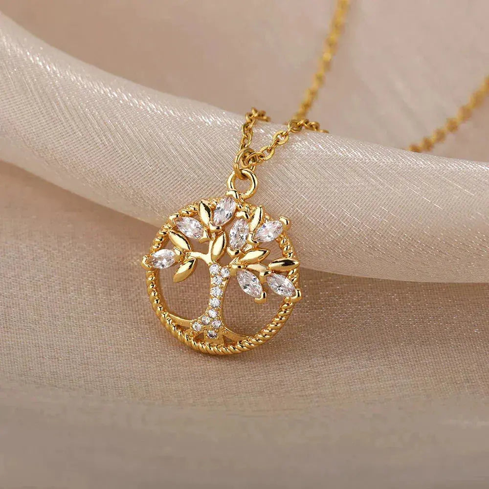 Janet | Elegancka Naszyjnik Drzewa Życia