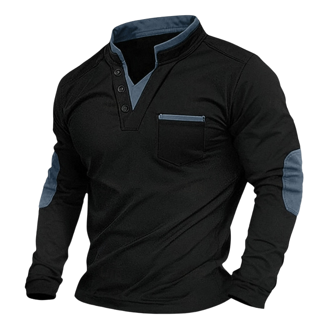 Ethan | Klasyczna bluza z dekoltem w serek