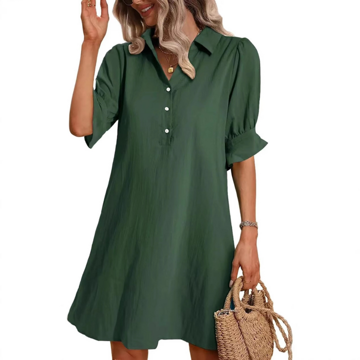 Fiona | Casual Koszulowa Sukienka