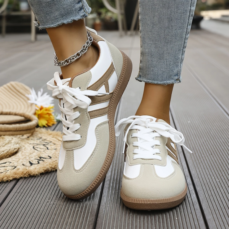Kryształ | Wspierające Sneakersy z Szerokim Palcem