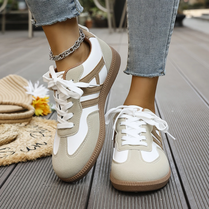 Kryształ | Wspierające Sneakersy z Szerokim Palcem