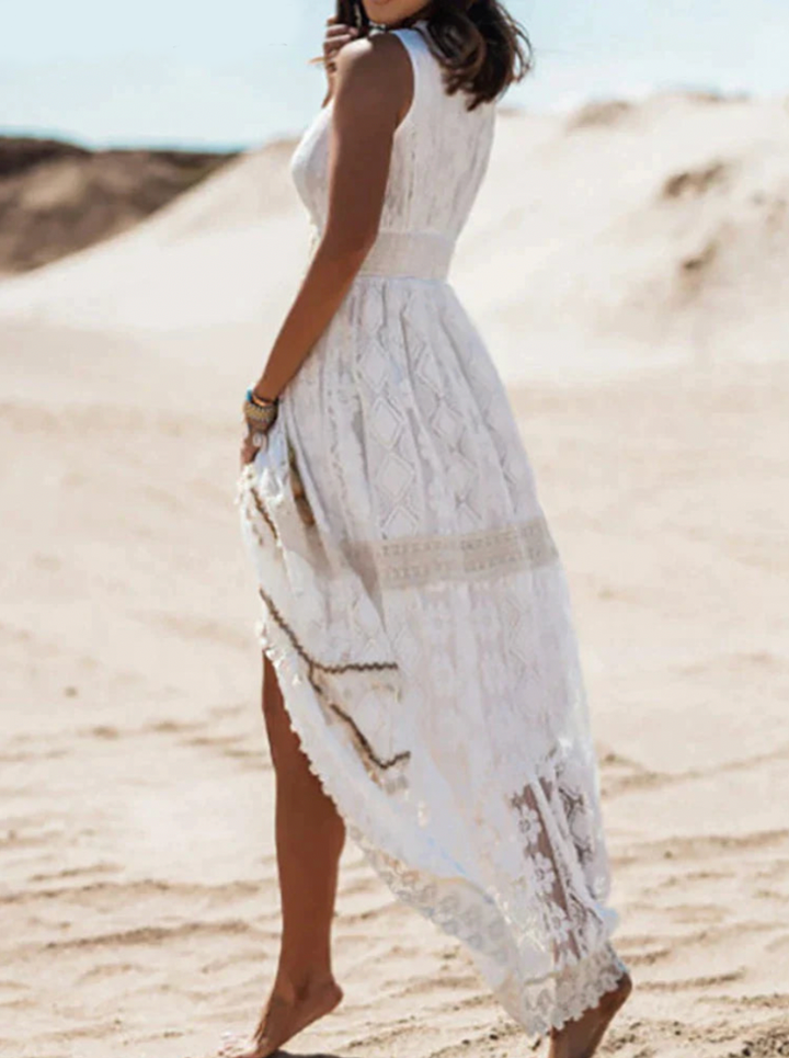 Isabelle | Letnia Sukienka Boho Maxi dla Kobiet | Plażowa Casual